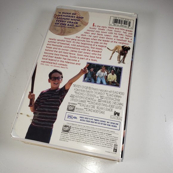 The Sand Lot VHS Tape Clam Shell Cover with a few cracks Classic Movie - Picture 2 of 5